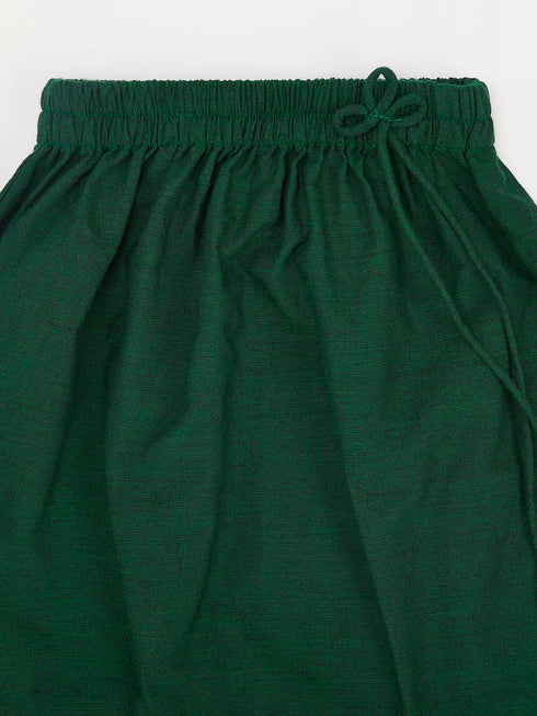 Girl's' Green Lehenga Choli